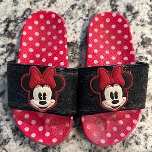 Disney Minnie Mouse flip flops 9/10c